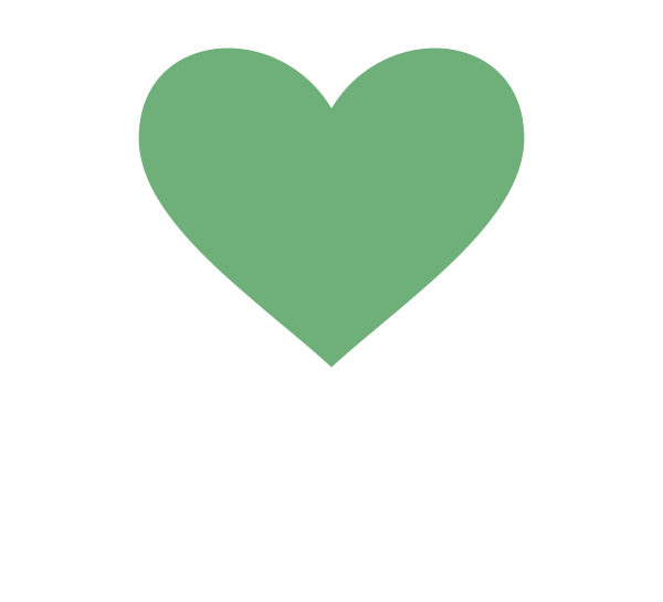 Plain green heart — Open Hearted Parenting