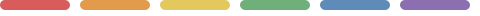 Six-colour rainbow branding